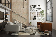 Kimball Transitional Abstract, Gray/Black/Brown