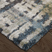 Skyview Modern Abstract, Gray/Black/Ivory