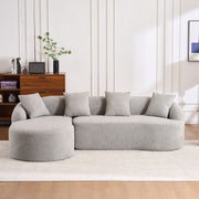 Combined Sofa With 4 Pillows