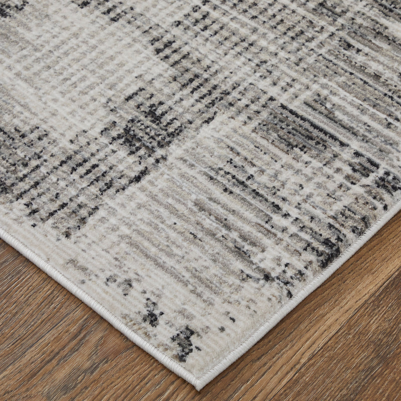 Sonora Modern Abstract, Gray/Ivory