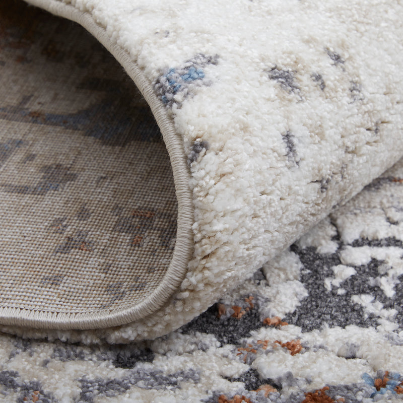 Gilmore Modern Abstract, Ivory/Blue/Gray