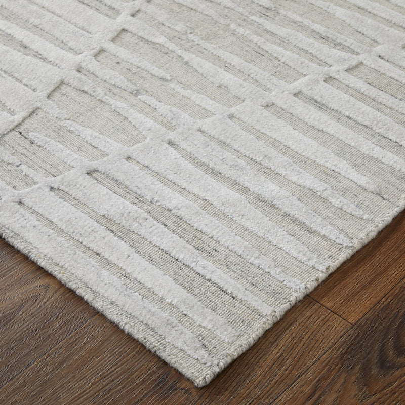 Elias Modern Geometric, Ivory/Tan