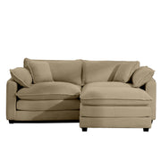 Modern Oversized Modular Cushion Sofa With Ottoman, Low Back, Deep Seating Sofa Set