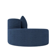 Modern Curved Sectional 3 Seat Minimalist Elegant Half Moon Sofa Compressed Modular Sectional Sofa for Living Room, Office, Apartment