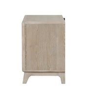 3 Piece Bedroom Set With Padded Headboard, 2 Nightstands