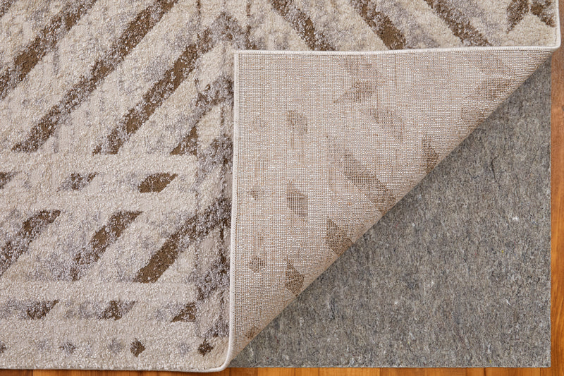 Vancouver Modern Geometric, Ivory/Tan/Brown