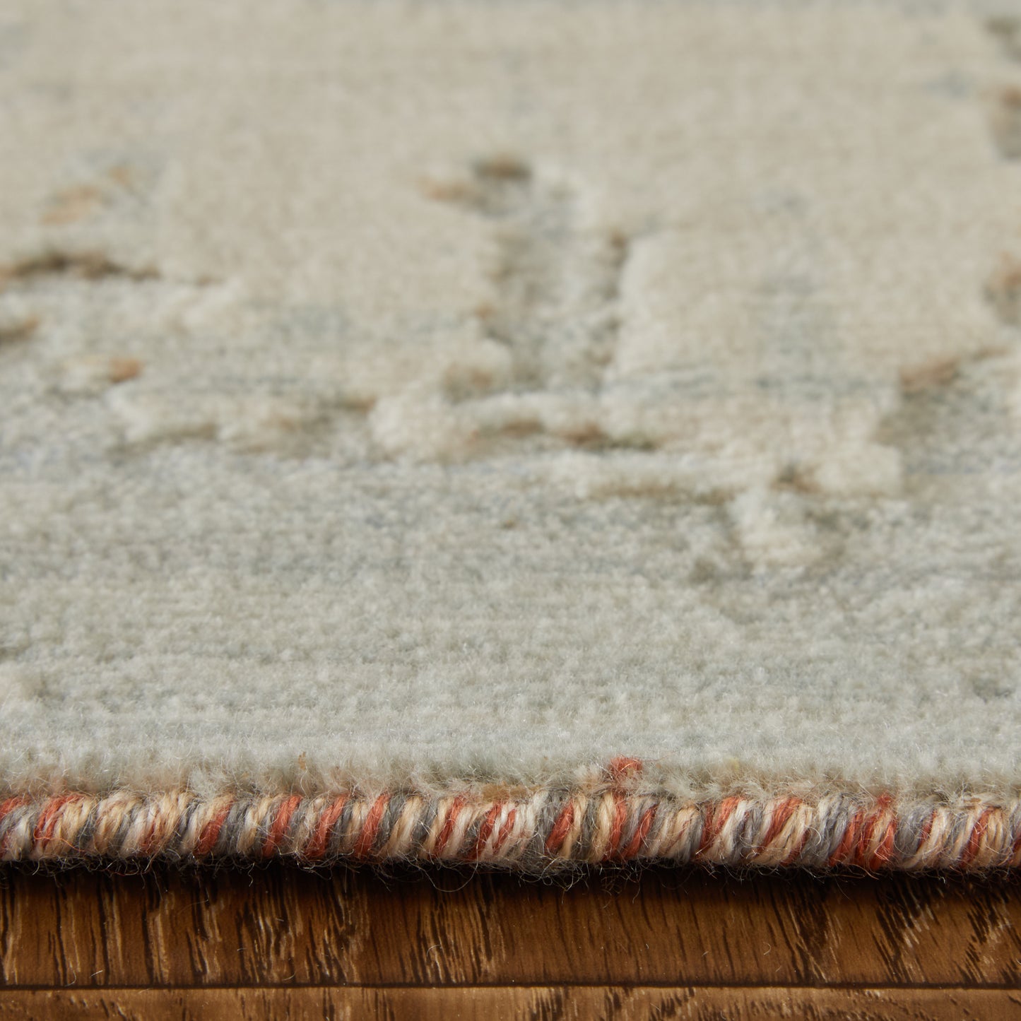 Jaxson Modern Abstract, Gray/Orange/Ivory