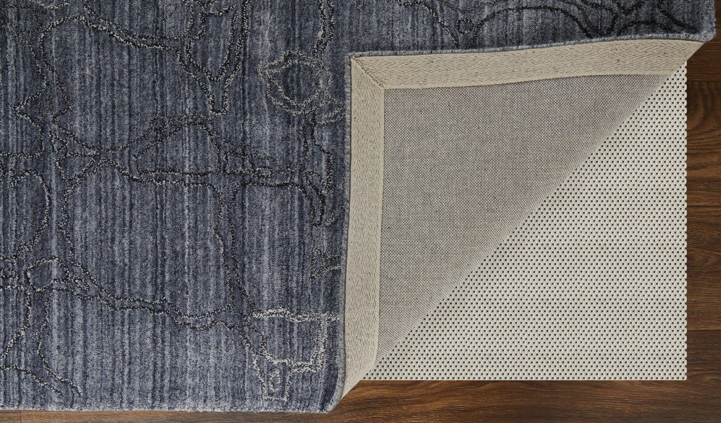 Whitton Modern Abstract, Gray/Blue