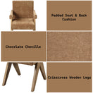 Switch Zoey - Arm Chair (Set of 2) - Chocolate 2 image