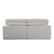Double Chaise Lounge Chair, Oversized Upholstered Sleeper Cloud Couch