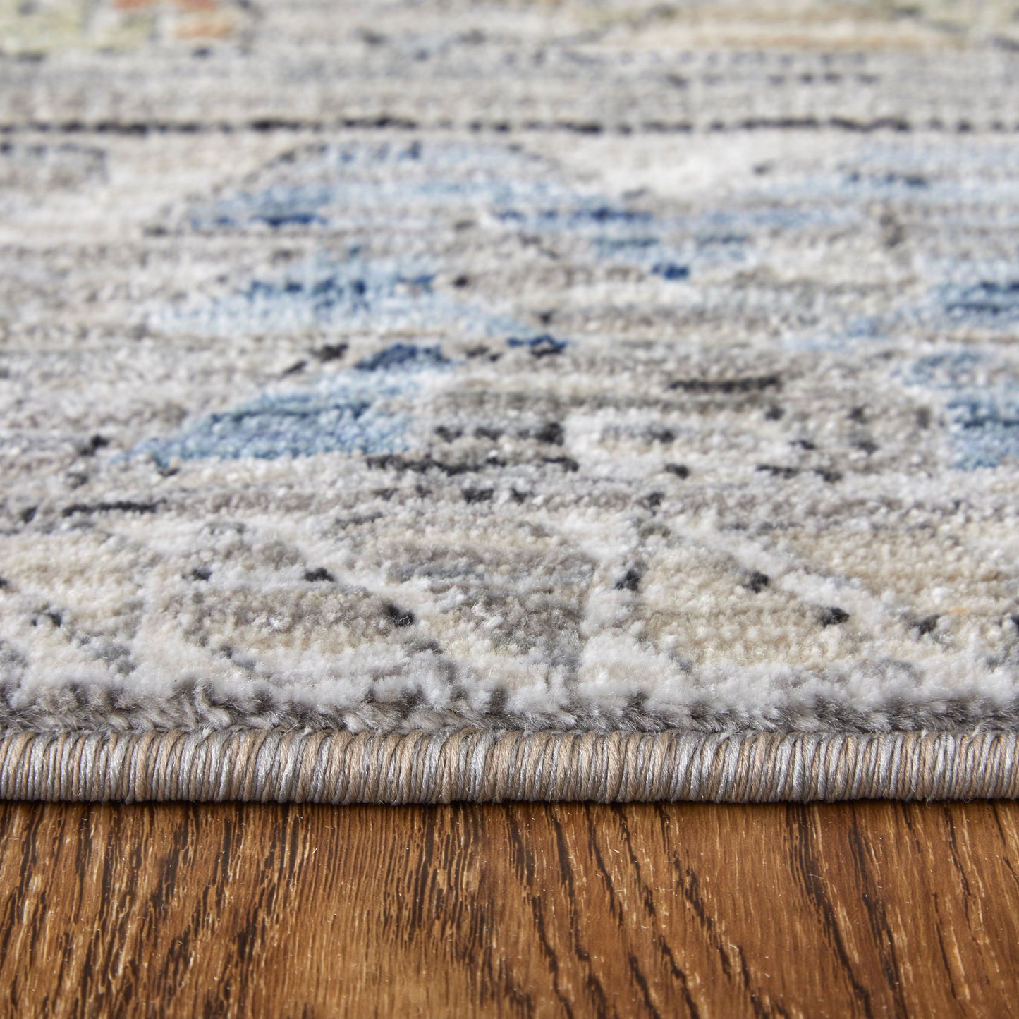 Melrose Transitional Distressed, Gray/Red/Blue