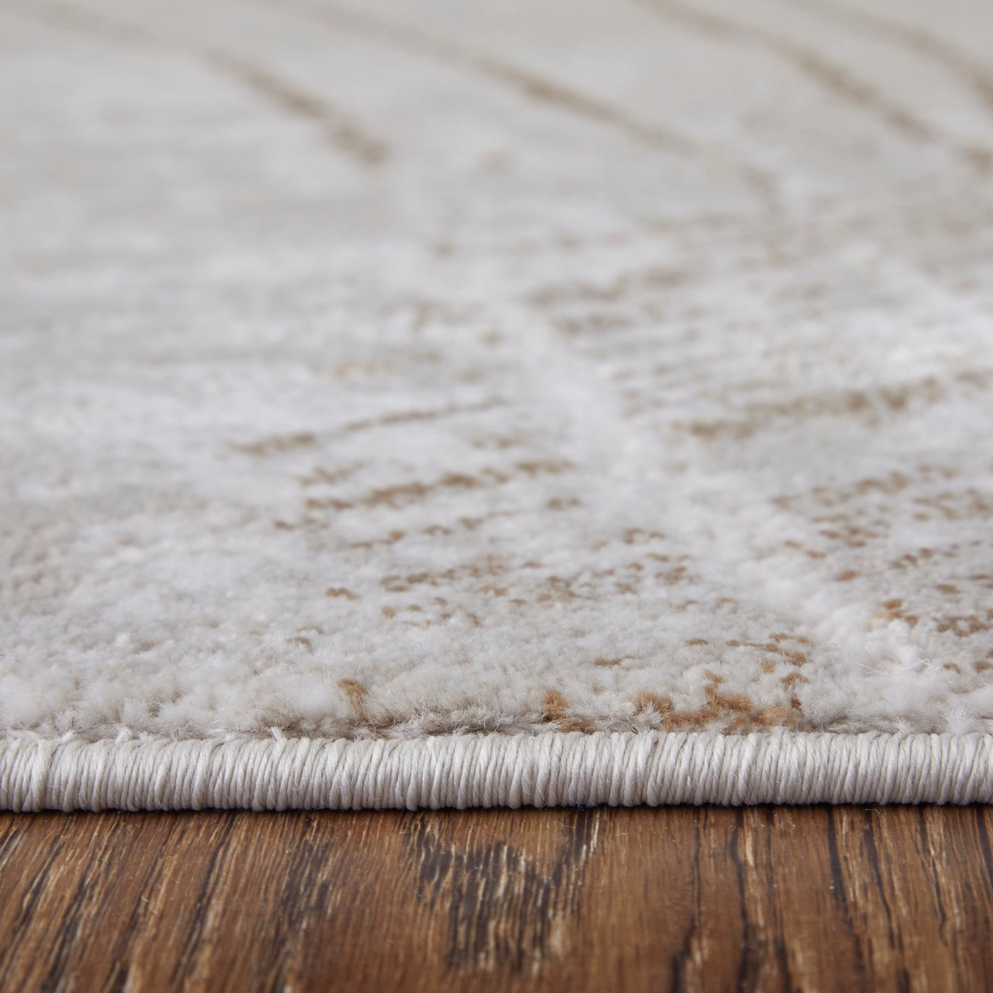Waldor Modern Abstract, Taupe/Brown/Silver