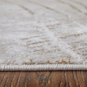 Waldor Modern Abstract, Taupe/Brown/Silver
