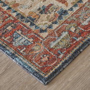 Pearson Traditional Medallion, Ivory/Red/Blue