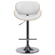 Marana - Handcrafted Bentwood Adjustable Swivel Bar Stool