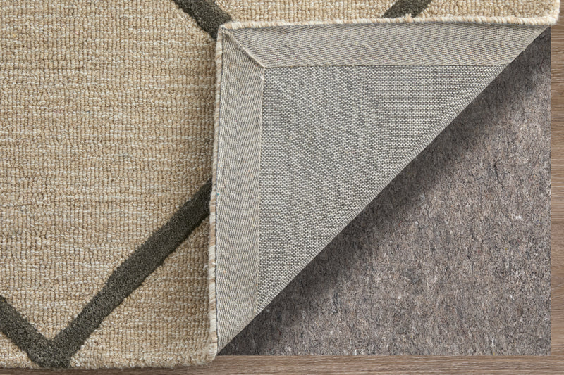 Kimball Transitional Trellis & Lattice, Ivory/Gray/Tan