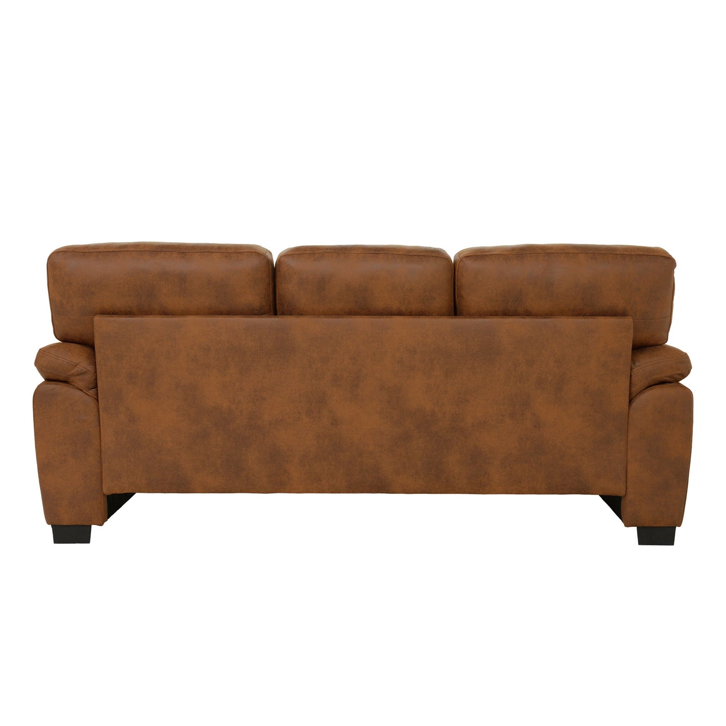 3 Seater Sofa With Padded Armrests And Triangular Leg