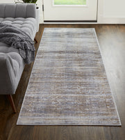 Laina Transitional Distressed, Taupe/Silver/Tan
