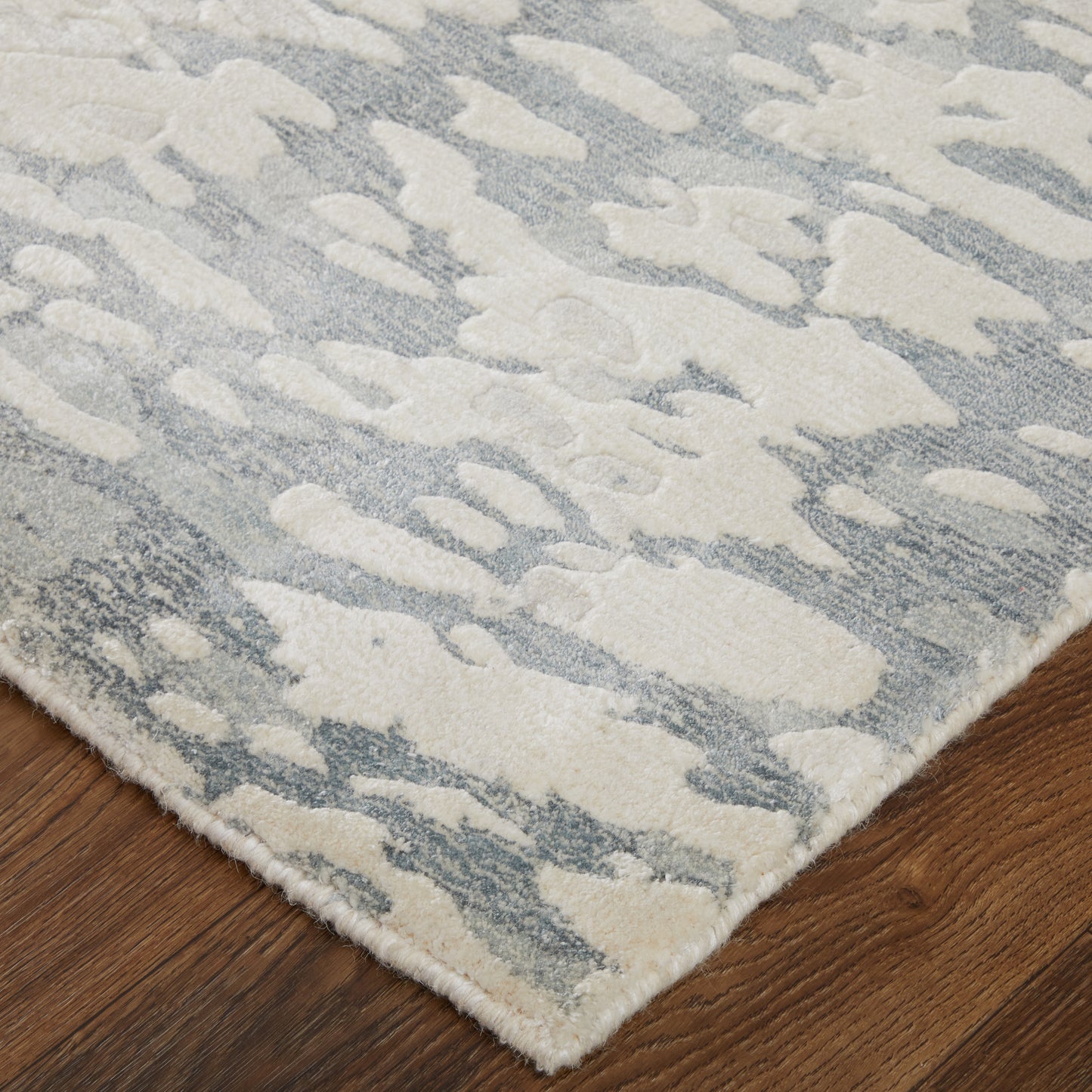 Braden Modern Abstract, Ivory/Blue/Gray