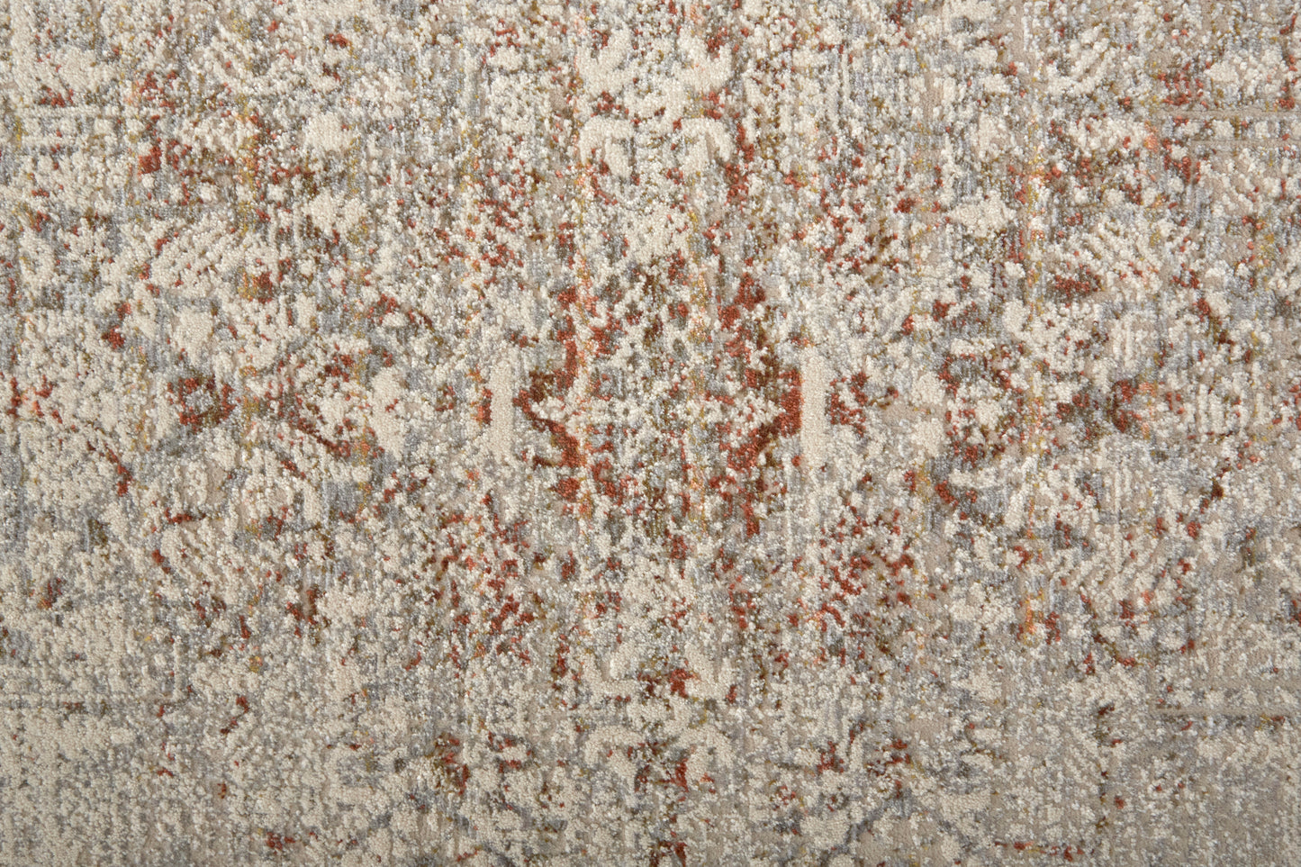 Kaia Transitional Distressed, Tan/Ivory/Orange