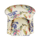 Switch Paradise - Upholstered Arm Chair Floral Printed On Cotton - Off-White 3 image