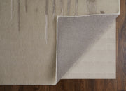 Anya Transitional Abstract, Ivory/Brown/Taupe