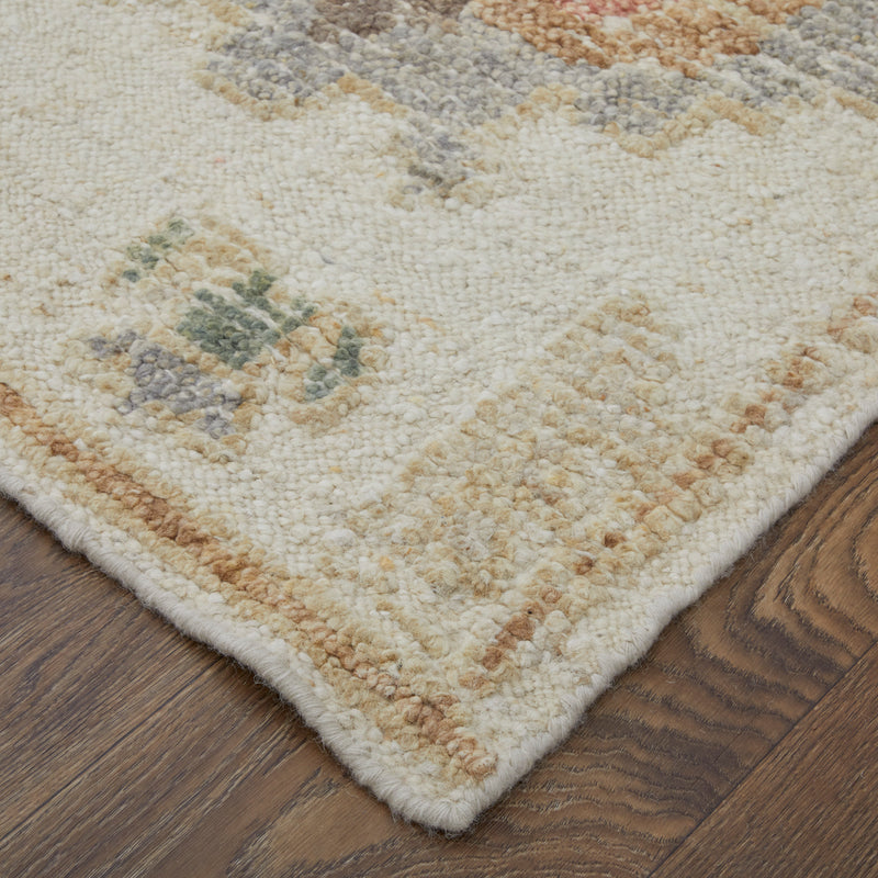 Grafton Transitional Floral & Botanical, Ivory/Orange/Gray