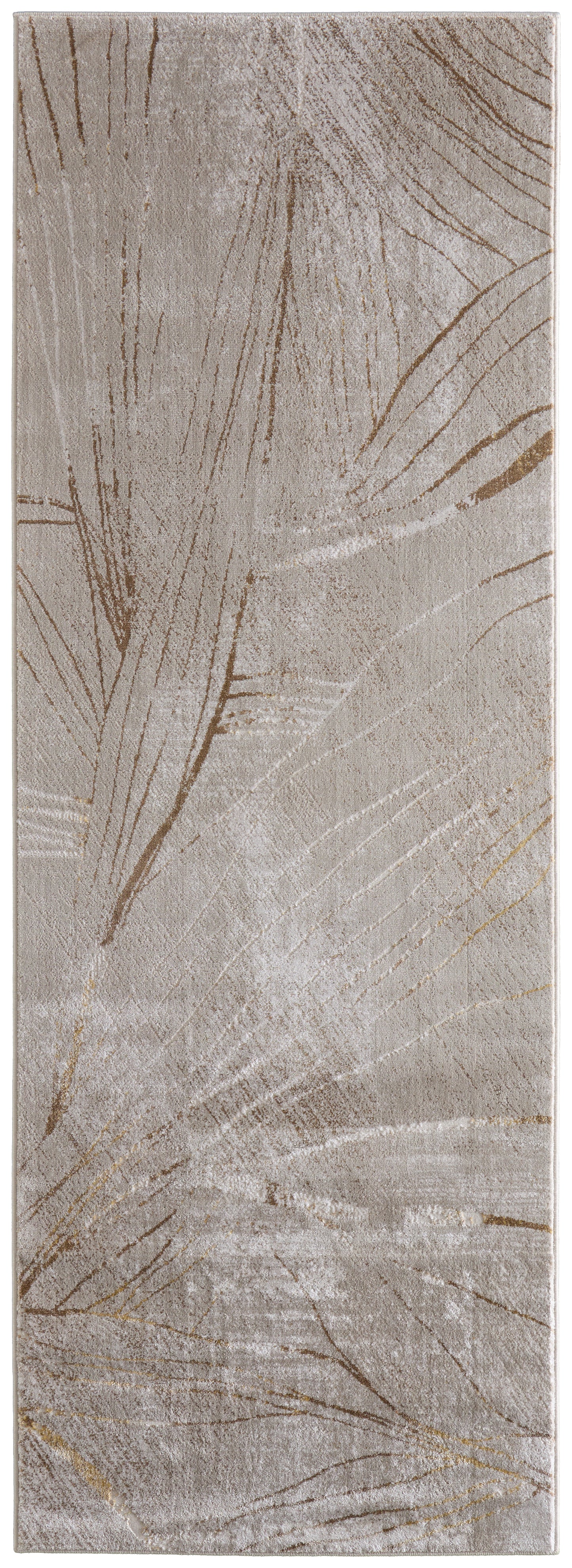 Waldor Modern Abstract, Taupe/Brown/Silver