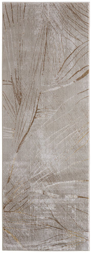Waldor Modern Abstract, Taupe/Brown/Silver