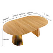 1+4,5pieces dining set, Table metal leg Mid-century Dining Table for 4-6 people With MDF Table Top, Pedestal Dining Table, End Table Leisure Coffee Table