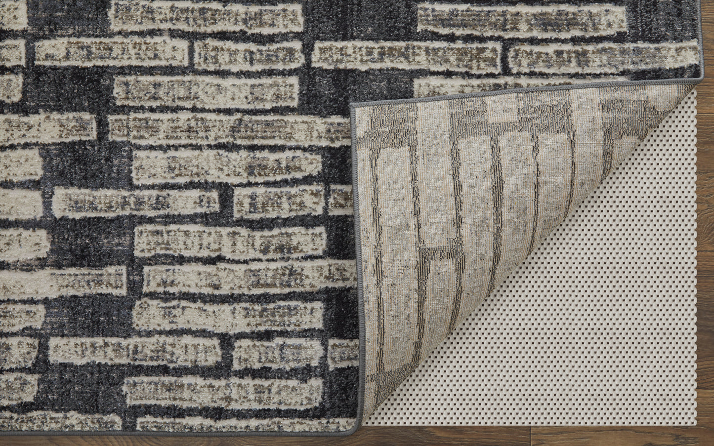 Kano Transitional Geometric, Gray/Black/Ivory