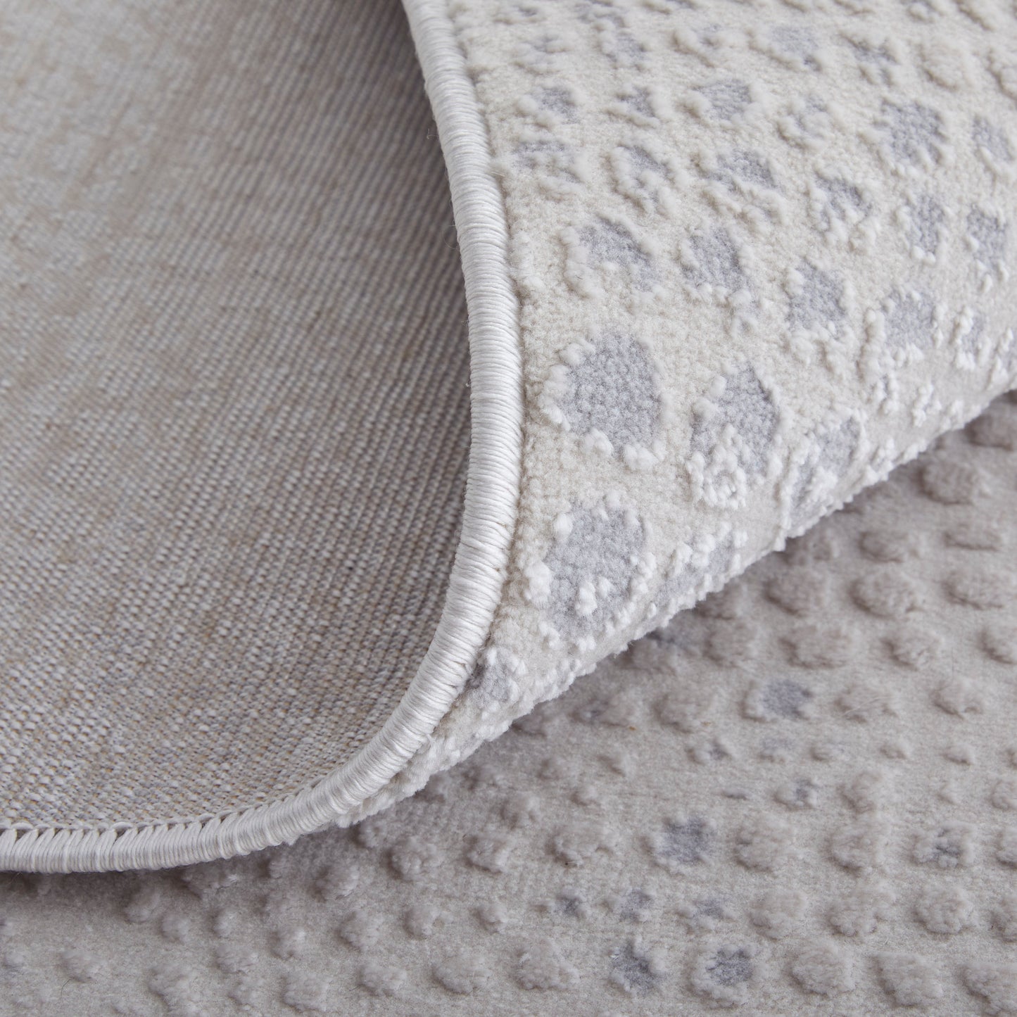 Prasad Modern Distressed, Ivory/Silver/Gray