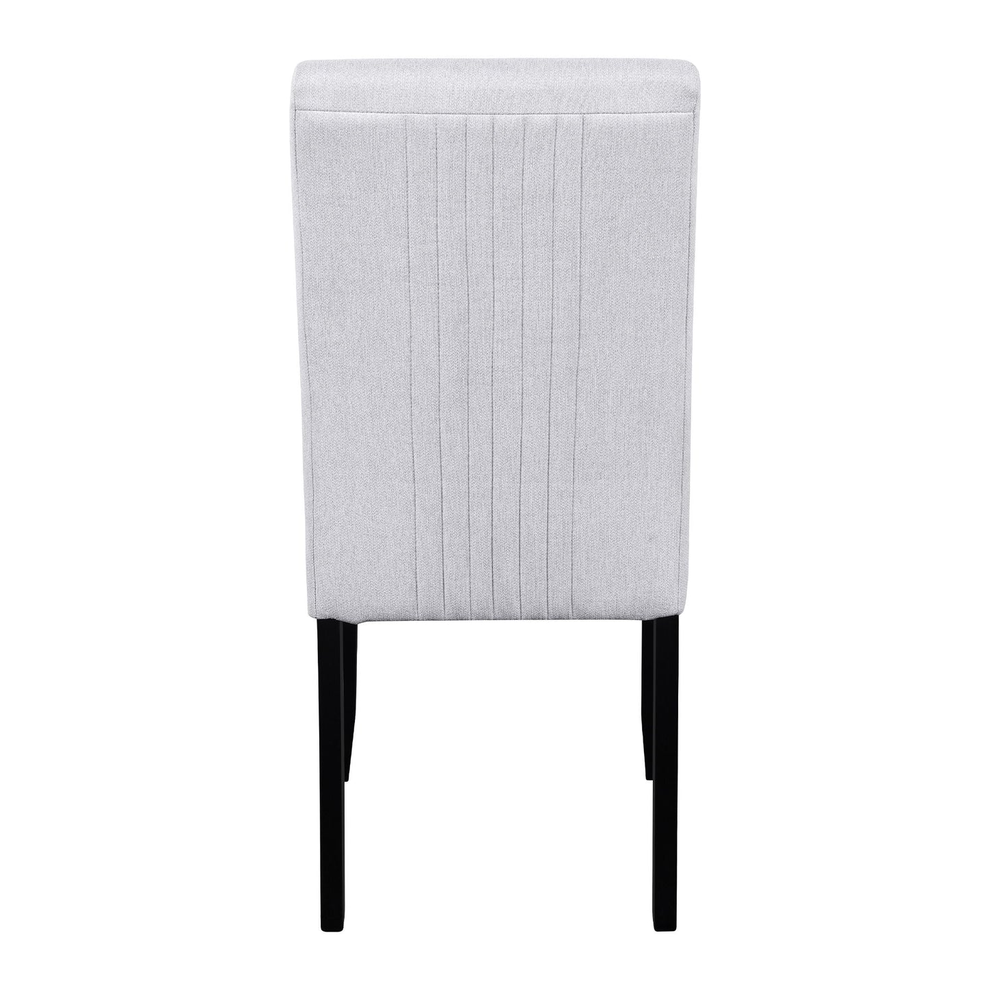 5 Piece Round Dining Table Set, Modern Dining Table And 4 Upholstered Chairs For Dining Room