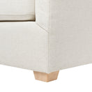 Switch Ada - Flared Arm Contemporary Sofa With Lumbar Pillows - Flax White 3 image