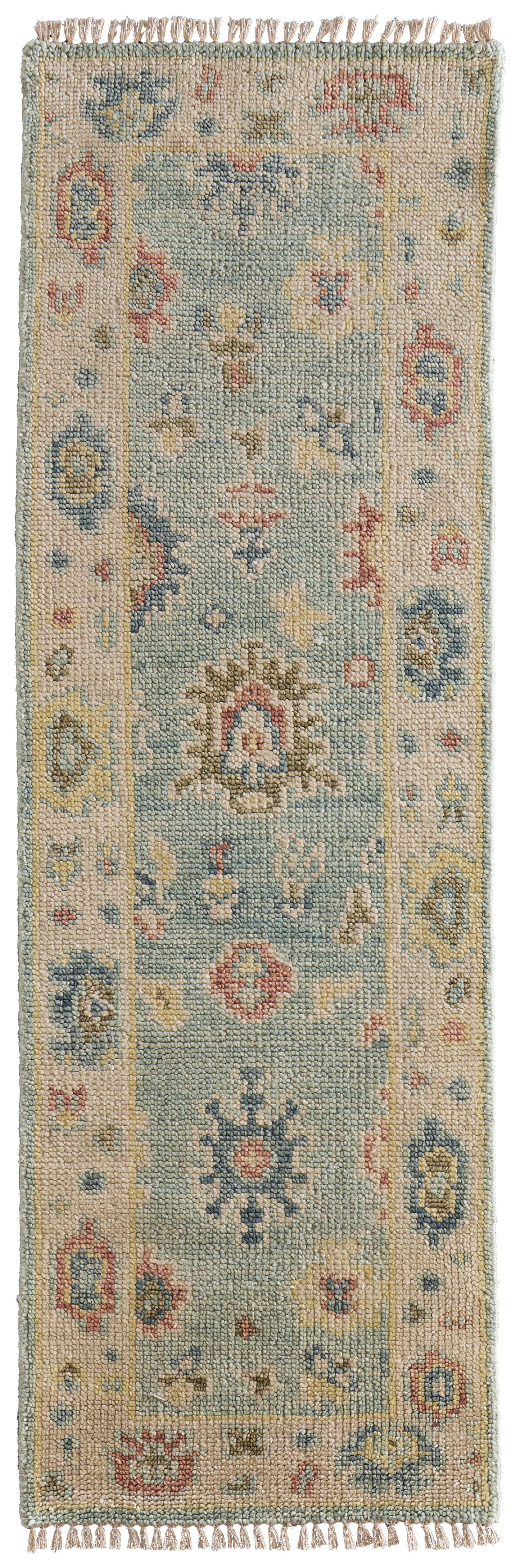 Fillmore Transitional Floral & Botanical, Blue/Ivory/Yellow