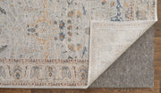 Pasha Transitional Ikat, Ivory/Blue/Taupe