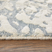 Braden Modern Abstract, Ivory/Blue/Gray