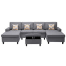 Switch Nolan - Fabric 5 Piece Sectional Sofa With Interchangeable Legs 3 image