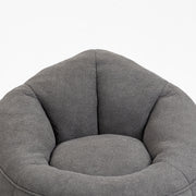 Bedding Bean Bag Sofa Chair High Pressure Foam With Footrest