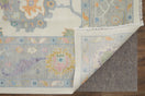 Switch Karina Transitional Floral &amp; Botanical, Ivory/Orange/Blue 3 image