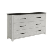 Avery - King Bedroom Set With Bookcase Headboard, Low Profile Bed, Spacious Drawers - Beige