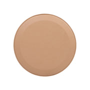 Mode - Leatherette Round C-Shaped Sofa Side Table - Saddle Brown