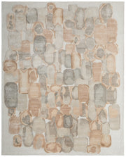 Kendall Modern Abstract, Tan/Gray/Ivory