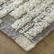 Ashby Transitional Stripes, Ivory/Gray