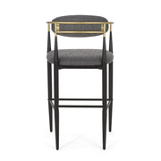 Upholstered Bar Stools With Backs For Kitchen Island (Set of 2)