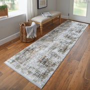 Cadiz Modern Abstract, Green/Gray/Ivory