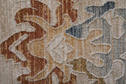 Pasha Transitional Floral & Botanical, Ivory/Blue/Gold