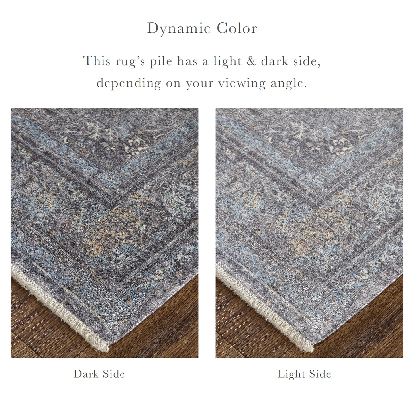 Sarrant Transitional Medallion, Gray/Silver/Ivory