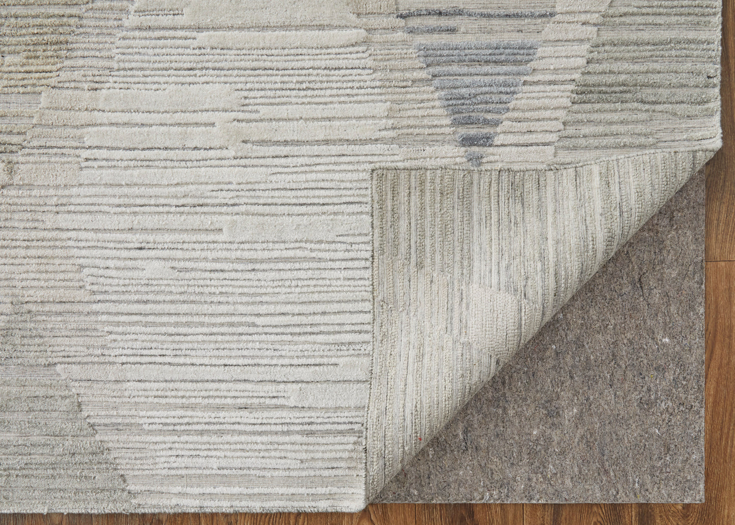 Elias Modern Diamond, Ivory/Blue/Brown