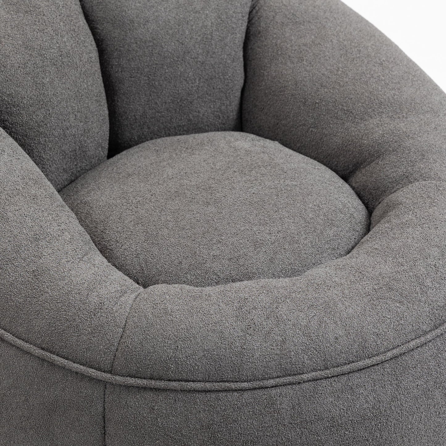 Bedding Bean Bag Sofa Chair High Pressure Foam With Footrest